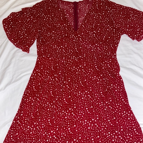 Dresses & Skirts - Red Star Skater Dress